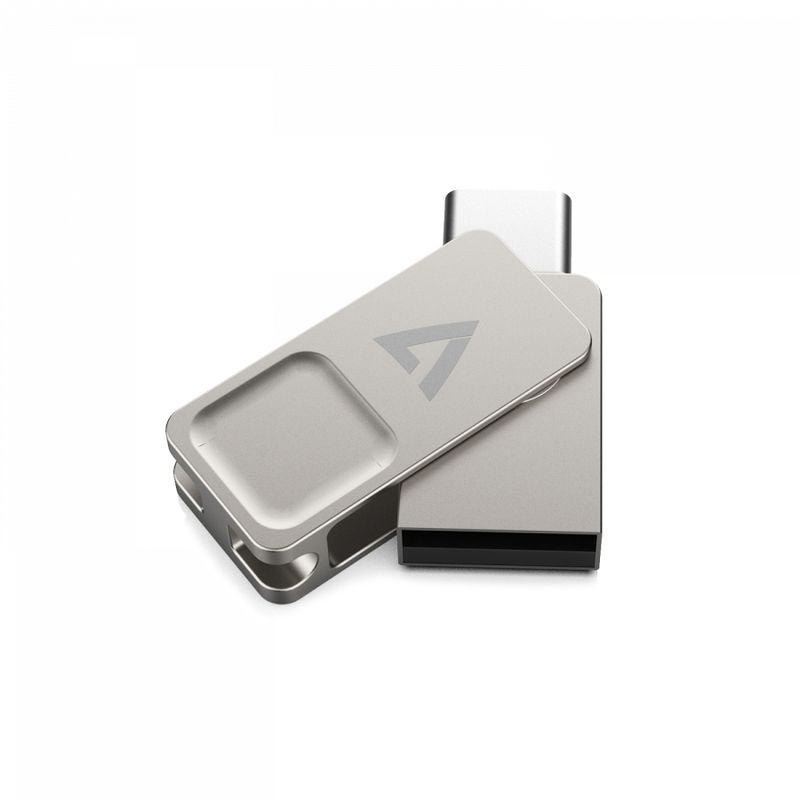 V7-VF364GTC-unita--flash-USB-64-GB-USB-Type-A---USB-Type-C-3.2-Gen-1--3.1-Gen-1--Argento