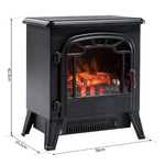 HOMCOM-Camino-Elettrico-da-Terra-con-Effetto-Fiamma-Regolabile--900W-1800W-Nero-36x25.5x41.5cm