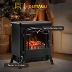 HOMCOM-Camino-Elettrico-da-Terra-con-Effetto-Fiamma-Regolabile--900W-1800W-Nero-36x25.5x41.5cm