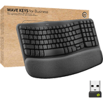 Logitech Wave Keys for Business tastiera Ufficio RF senza fili + Bluetooth QWERTY US International Grafite