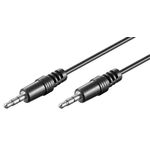 Link Cavo Stereo Jack 3.5 Mm. Prolunga Scheda Audio Per Cuffie/Casse Maschio/Maschio Mt.5