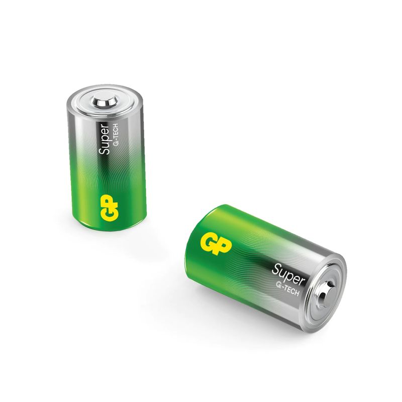 GP-Battery-Batteria-Super-Alcalina-15V-Torcia-D---13A-U2---LR20--Confezione-2-Pezzi-