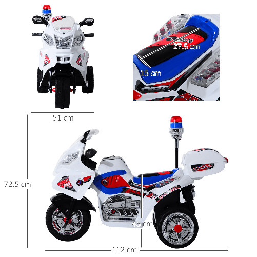 HOMCOM-Moto-Elettrica-Motoretta-per-bambini-3-Ruote-con-Musica-Luci-112-×-51-×-72.5cm