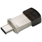 Transcend-JetFlash-890-64GB-unita--flash-USB-USB-Type-A---USB-Type-C-3.2-Gen-1--3.1-Gen-1--Nero-Argento