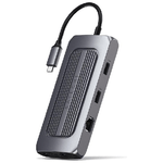 Satechi ST-UCMXAM replicatore di porte e docking station per notebook USB 3.2 Gen 1 (3.1 Gen 1) Type-C Grigio