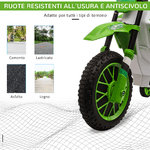 HOMCOM-Moto-da-Cross-Elettrica-per-Bambini-da-3-5-Anni-Batteria-12V-Ricaricabile-e-Rotelline-Rimovibili-106.5x51.5x68cm-Verde