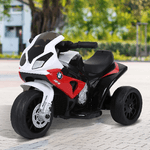 HOMCOM-Moto-Elettrica-per-Bambini-Max.-20kg-con-Licenza-BMW-3-Ruote-Batteria-Ricaricabile-6V-Bianco-Rosso-66x37x44cm