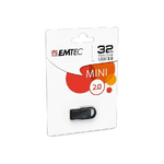 Emtec D250 Mini unità flash USB 32 GB USB tipo A 2.0 Nero