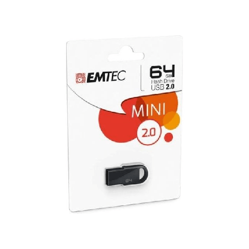 Emtec D250 Mini unità flash USB 64 GB USB tipo A 2.0 Nero