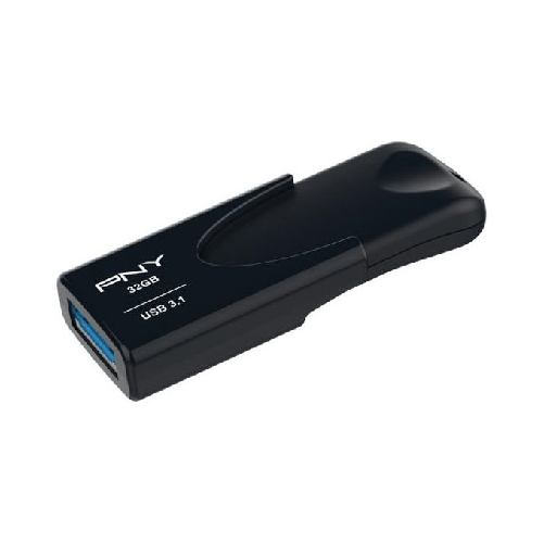 PNY-Attache-4-unita--flash-USB-32-GB-USB-tipo-A-3.2-Gen-1--3.1-Gen-1--Nero
