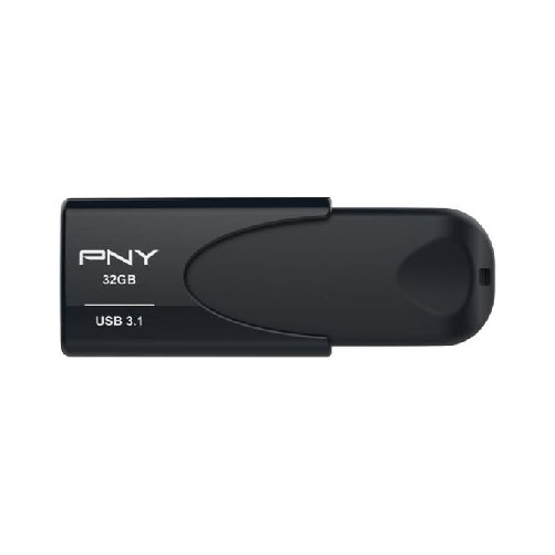 PNY-Attache-4-unita--flash-USB-32-GB-USB-tipo-A-3.2-Gen-1--3.1-Gen-1--Nero