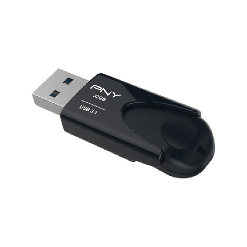 PNY-Attache-4-unita--flash-USB-32-GB-USB-tipo-A-3.2-Gen-1--3.1-Gen-1--Nero