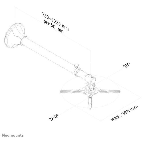Neomounts-Supporto-a-parete-per-proiettori