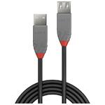 Lindy-36702-cavo-USB-1-m-2.0-USB-A-Nero-Grigio
