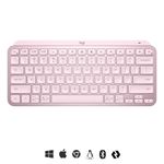 Logitech-MX-Keys-Mini-tastiera-RF-senza-fili--Bluetooth-QWERTY-Inglese-Rosa--MXKEYS-MINI-WRLS-ILLUMINATED-KB---ROSE---US