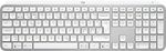 Logitech-MX-Keys-S-tastiera-RF-senza-fili--Bluetooth-QWERTY-Danese-Finlandese-Norvegese-Svedese-Alluminio-Bianco