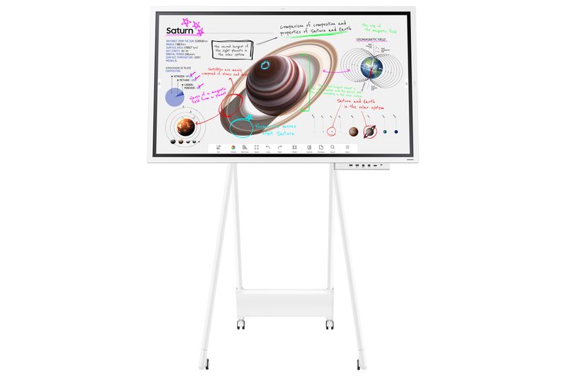 Samsung-Flip-Pro-WM55B-Pannello-piatto-interattivo-1397-cm--55--VA-Wi-Fi-350-cd-m²-4K-Ultra-HD-Bianco-Touch-screen-Processore-integrato-Tizen-16-7