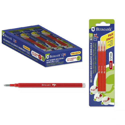 Bismark-327534-ricaricatore-di-penna-Rosso-3-pz