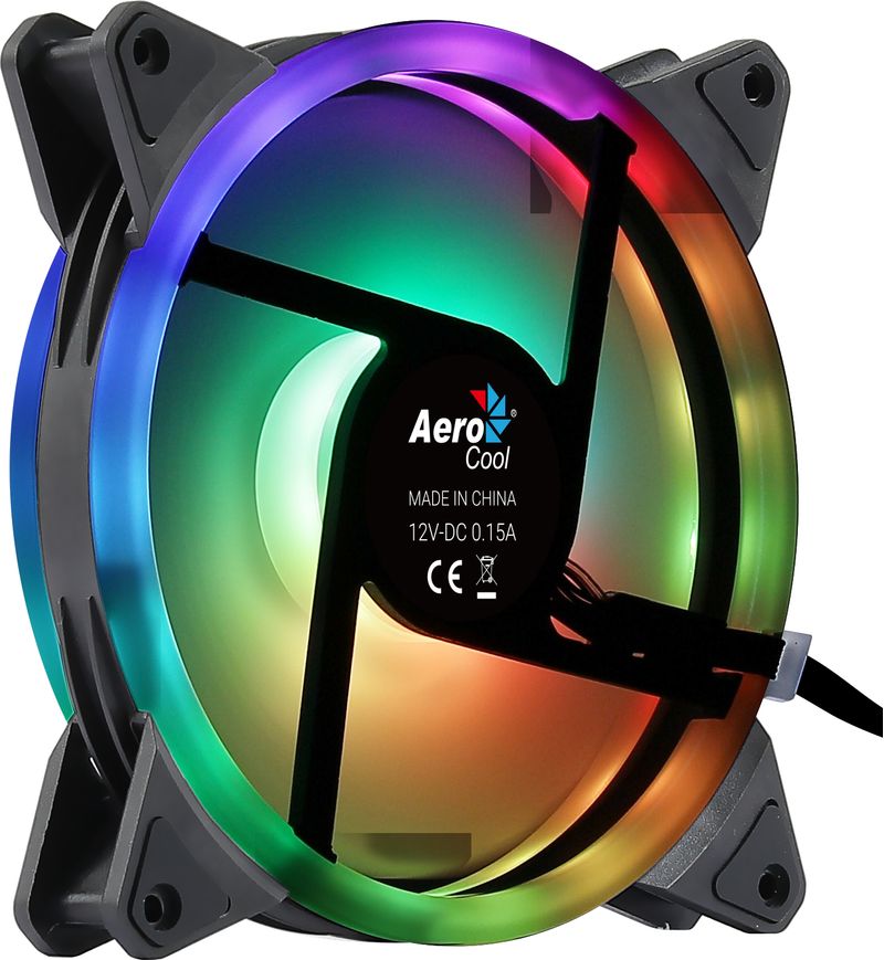 Aerocool-Duo-14-Case-per-computer-Ventilatore-14-cm-Nero--Aerocool-Duo-14-RGB-LED-Fan---140mm-