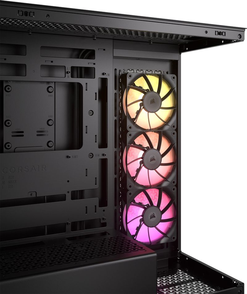 Corsair-iCUE-LINK-3500X-RGB-Midi-Tower-Nero--Corsair-iCUE-LINK-3500X-RGB-Gaming-Case-w--Glass-Side---Front-E-ATX-3x-RGB-