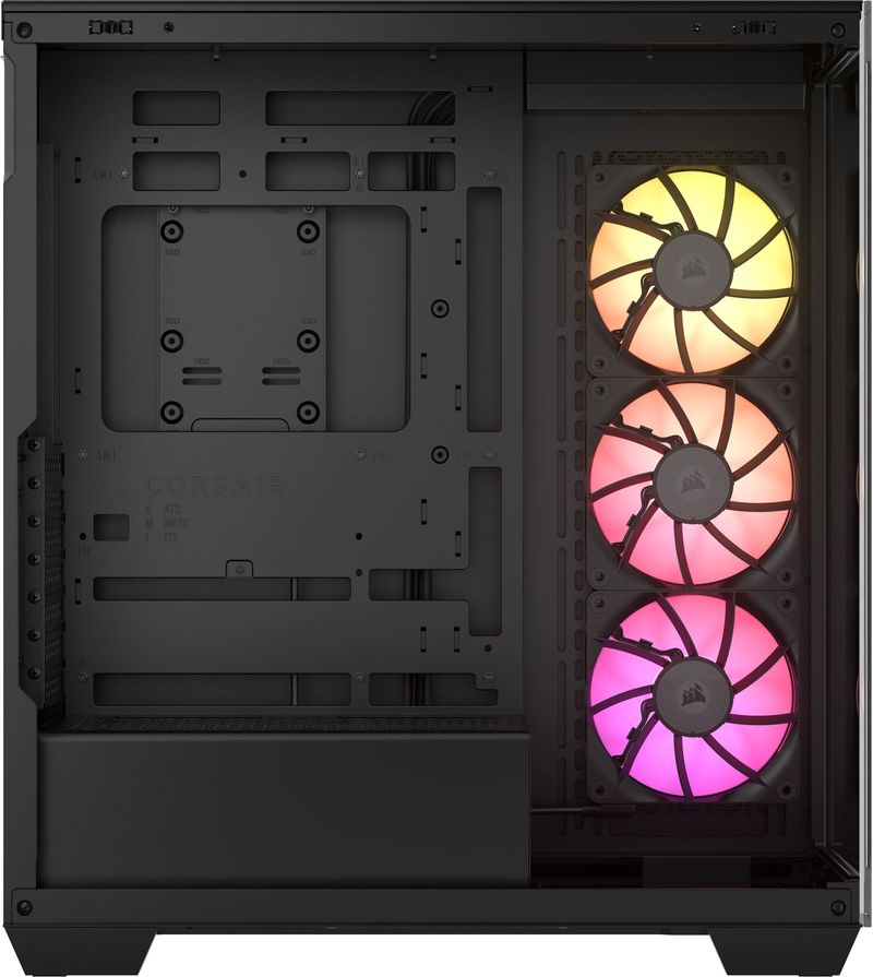 Corsair-iCUE-LINK-3500X-RGB-Midi-Tower-Nero--Corsair-iCUE-LINK-3500X-RGB-Gaming-Case-w--Glass-Side---Front-E-ATX-3x-RGB-