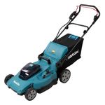 Makita DLM538Z tagliaerba Tagliaerba a spinta Batteria Nero, Blu, Metallico