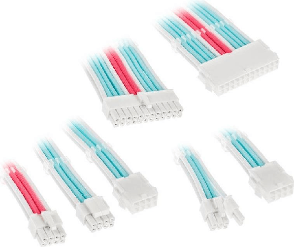Kolink-COREADEPT-EK-BBP-cavo-di-alimentazione-interno-035-m--Kolink-Core-Adept-Braided-Cable-Extension-Kit---Brilliant-W