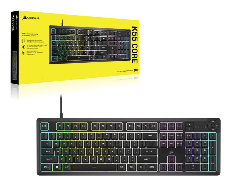 Tastiera-da-gioco-Corsair-K55-Core-RGB