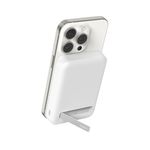 Belkin BoostCharge Pro 8000 mAh Carica wireless Bianco (BOOSTCHARGE PRO MAGNETISCHE POW - BANK WITH QI2 15W 8K WHITE)