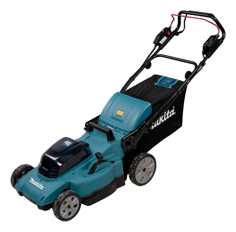 Rasaerba-a-batteria-DLM481Z-36Volt-2x18Volt-blu-nero