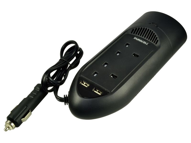 Duracell-175W-Twin-UK-Socket-Inverter