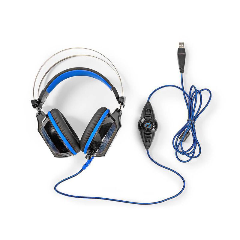 Cuffie-da-gioco-Over-Ear-Surround-USB-Type-A-pieghevoli