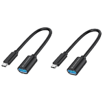 Conceptronic ABBY11B cavo USB 0,2 m USB 3.2 Gen 1 (3.1 Gen 1) USB C USB A Nero