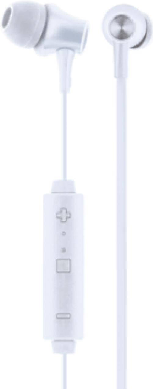 Cuffie-intrauricolari-Bluetooth-Jack-Micro-B-bianco