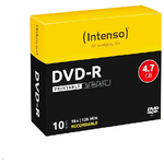 Intenso DVD-R 4.7GB, Printable, 16x 4,7 GB 10 pz