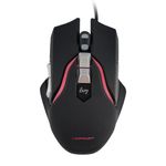 LC Spa LC Power m715B - mouse - ottico - 7 pulsanti - cablato - USB - nero, argento