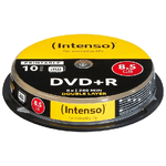 Intenso 1x10 DVD+R 8.5GB 8x Double Layer printable 8,5 GB DVD+R DL 10 pz