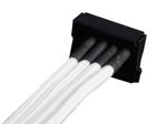 Silverstone-0.3m-Molex-4p-4xSATA-03-m--Silverstone-4-pin-Molex-to-4x-SATA-30cm-Extension---White-