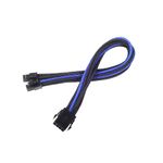 Silverstone PP07-EPS8BA 03 m (Silverstone EPS 8-pin to EPS / ATX 4 4 pin cable 30 cm - Black / Blue)