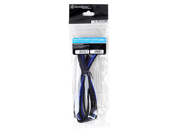 Silverstone-PP07-EPS8BA-03-m--Silverstone-EPS-8-pin-to-EPS---ATX-4-4-pin-cable-30-cm---Black---Blue-