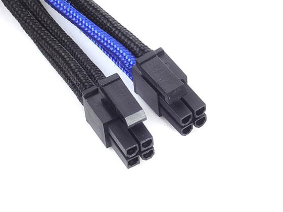 Silverstone-PP07-EPS8BA-03-m--Silverstone-EPS-8-pin-to-EPS---ATX-4-4-pin-cable-30-cm---Black---Blue-