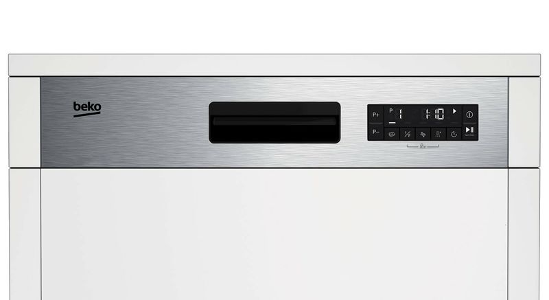 Beko-b300-Lavastoviglie-60cm-semi-integrata-con-cruscotto-Inox-Classe-D-45-dBA