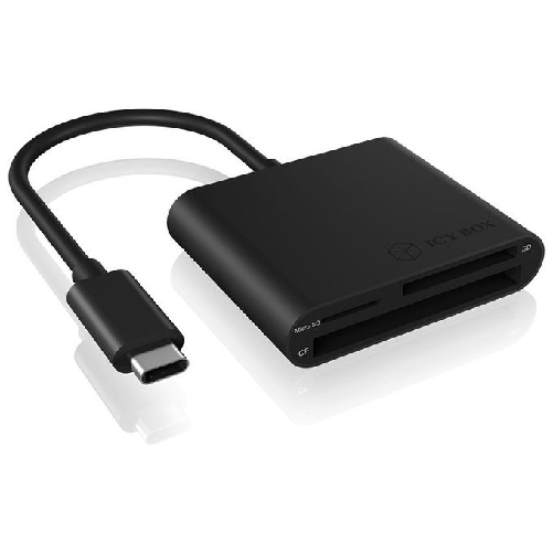 RaidSonic-IB-CR301-C3-lettore-di-schede-USB-3.2-Gen-1--3.1-Gen-1--Type-C-Nero