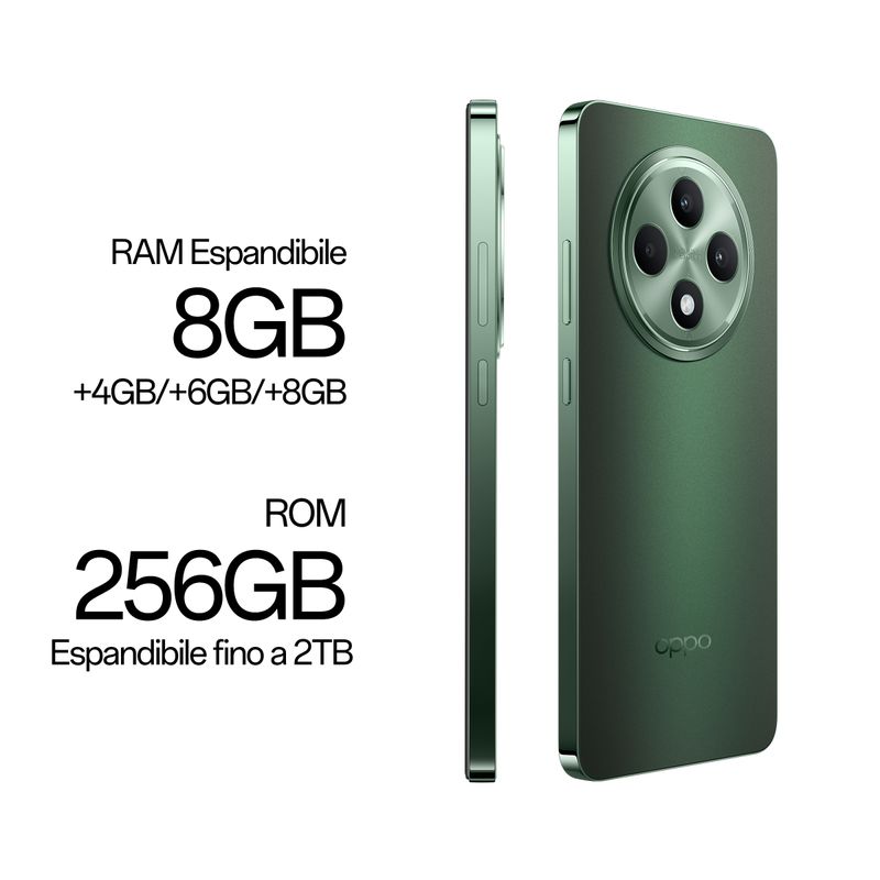 Oppo-Reno12-F-5G-8Gb-256Gb-6.67---Amoled-120Hz-Dual-Sim-Black-Green