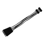 Silverstone SST-CP06-E2 cavo di alimentazione interno 0194 m (Silverstone SST-CP06-E2 Flexible SATA Power Cable 2x Conne