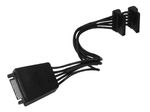 Silverstone-SST-CP06-E2-cavo-di-alimentazione-interno-0194-m--Silverstone-SST-CP06-E2-Flexible-SATA-Power-Cable-2x-Conne