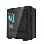 DeepCool-CC560-V2-Midi-Tower-Nero--DeepCool-CC560-Case-V2-Gaming-Black-Mid-Tower-1-x-USB-3.0---1-x-USB-2.0-Tempered-Glas