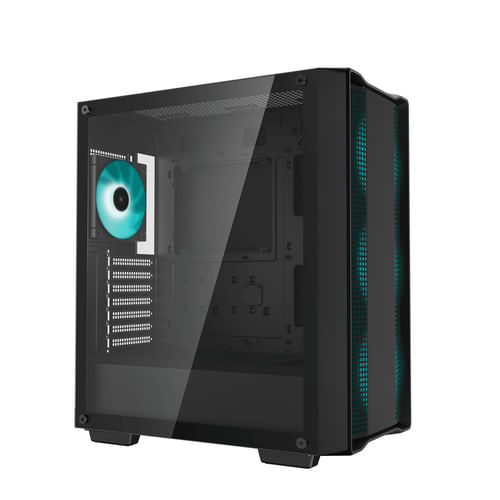 DeepCool-CC560-V2-Midi-Tower-Nero--DeepCool-CC560-Case-V2-Gaming-Black-Mid-Tower-1-x-USB-3.0---1-x-USB-2.0-Tempered-Glas