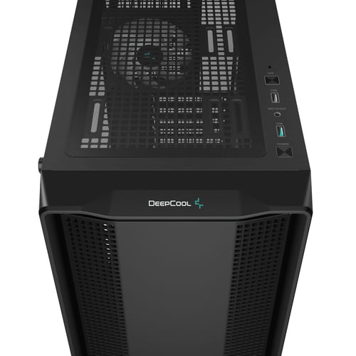 DeepCool-CC560-V2-Midi-Tower-Nero--DeepCool-CC560-Case-V2-Gaming-Black-Mid-Tower-1-x-USB-3.0---1-x-USB-2.0-Tempered-Glas