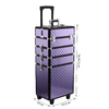 HOMCOM-Valigia-Porta-Trucchi-Professionale-Trolley-Makeup-da-Viaggio-in-Alluminio-2-Ruote-Viola-33.5x23x76-95.5cm